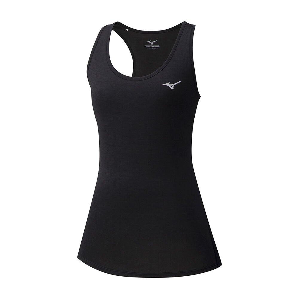 Mizuno Women's Tank Tops Impulse Core Tank Black - BMIVLJS-23